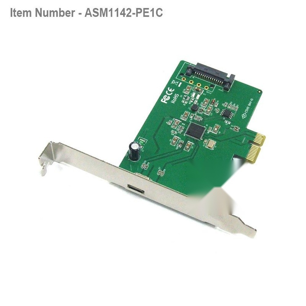PCIe USB-C 1 port USB 3.1 Gen 2 10G Card