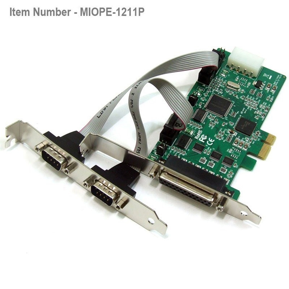 2 port High Speed RS232 1 port Parallel PCIe card