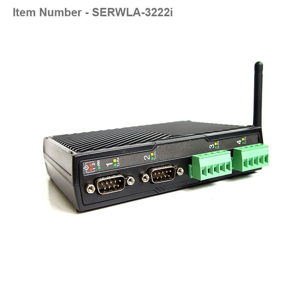 Wireless 2port RS232 RS422 RS485 Isolation Over IP