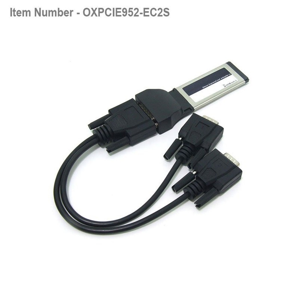 2 port High Speed RS232 34mm ExpressCard
