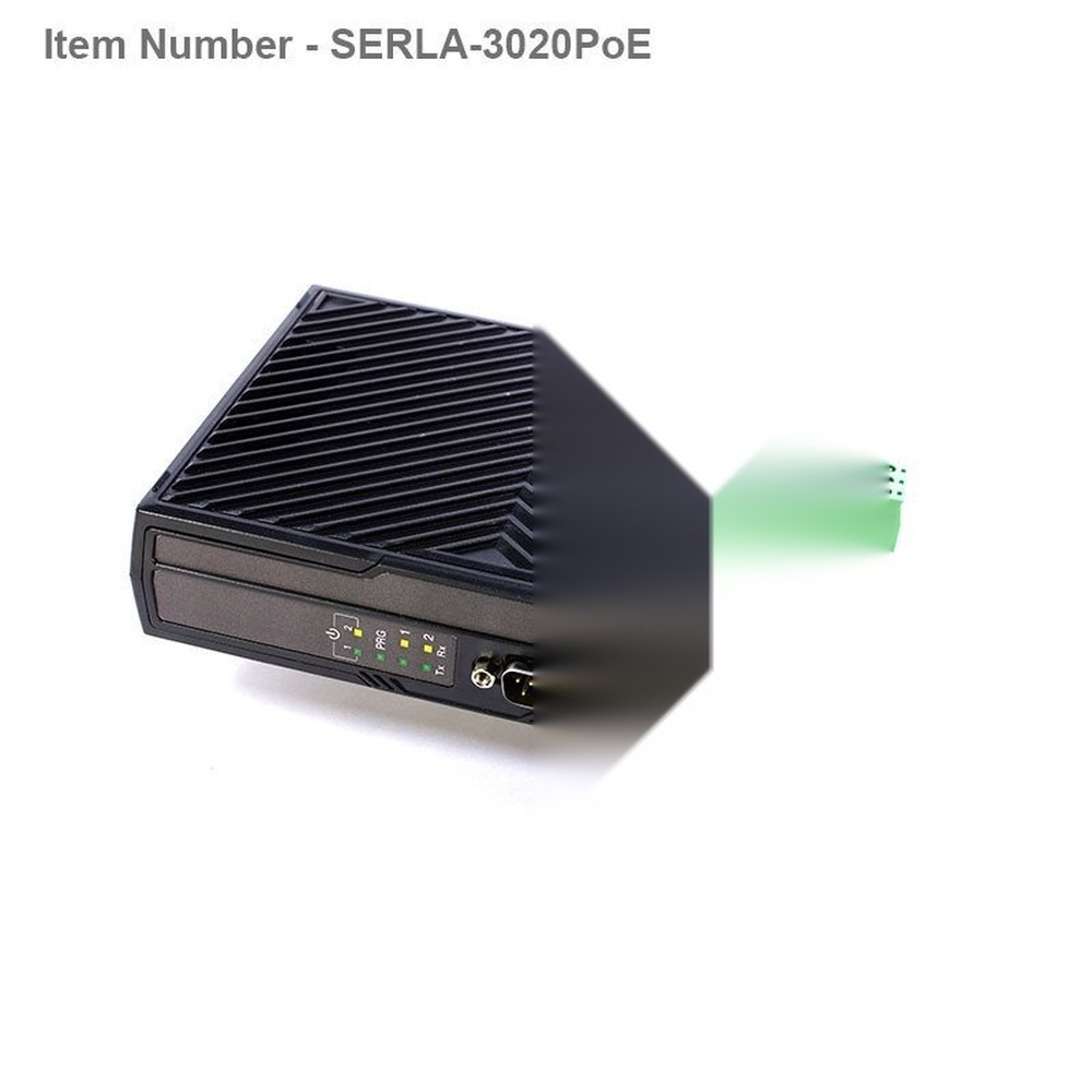 2 port RS232 RS422 RS485 Device Server Over Ethernet PD PoE