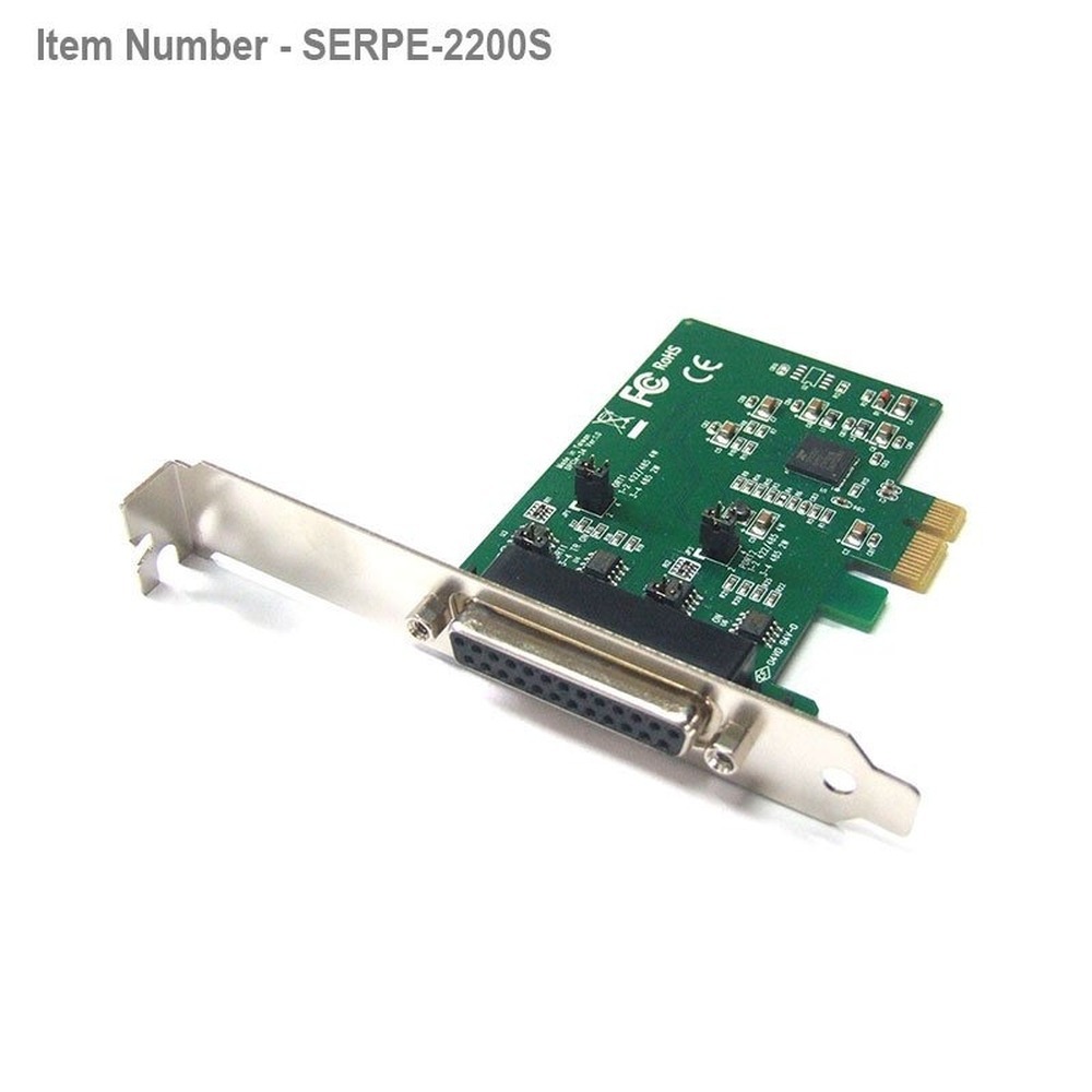 2 port High Speed RS422/485 PCI Express PCIe Card
