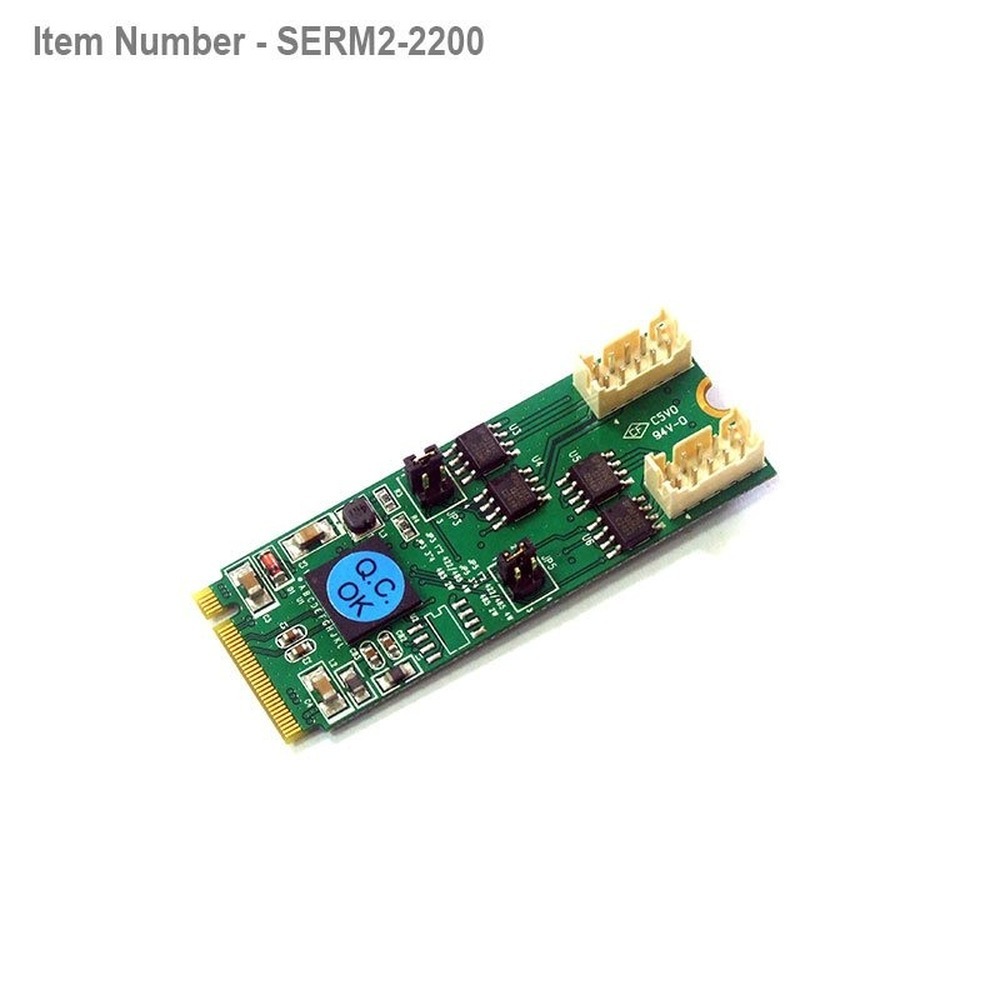 2 port High Speed RS422 rs485 M2 Card