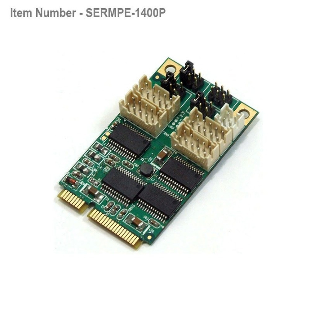 4 port High Speed RS232 Mini PCI Express mPCIe Card