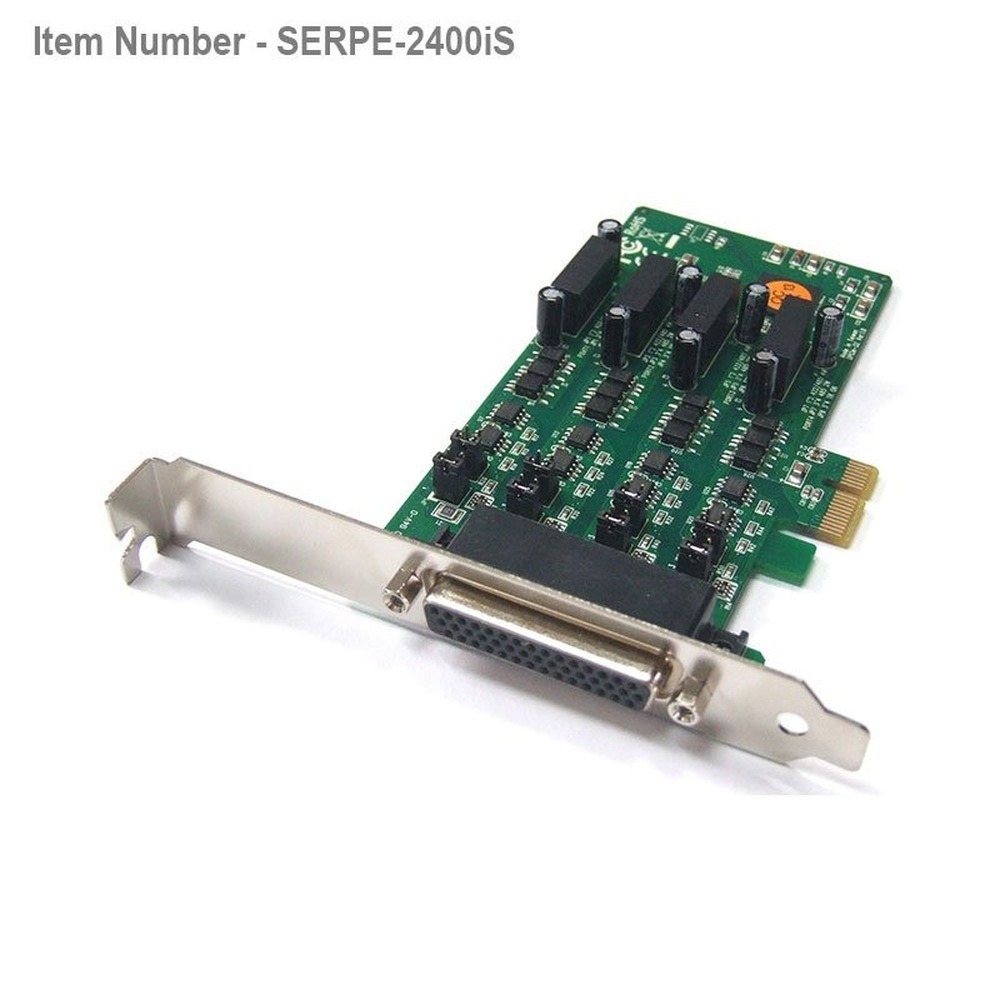 4 port High Speed RS422/485 PCI Express PCIe Card 1.5KV isolation protection