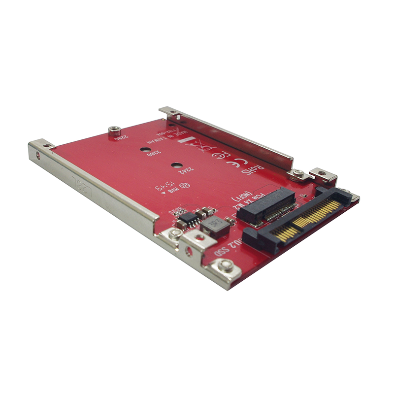 MT2-U2100 NVMe M.2 SSD to NVMe U.2 2.5” SFF-8639 SSD Adapter