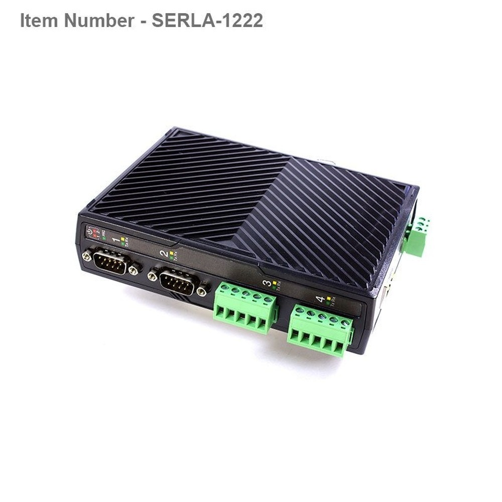 2 port RS232 2 Port RS422 RS485 Device Server Over Ethernet