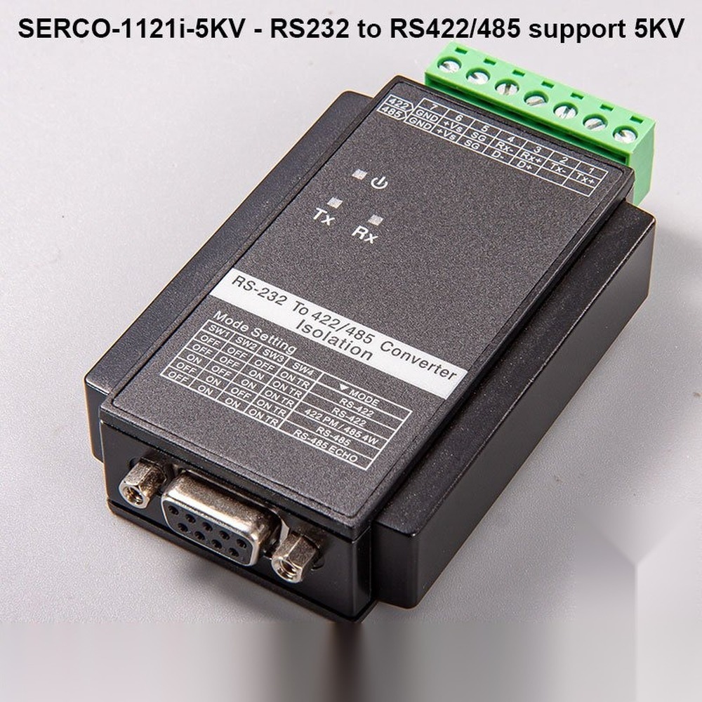 RS232 to RS422 RS485 Converter 5KV Isolation