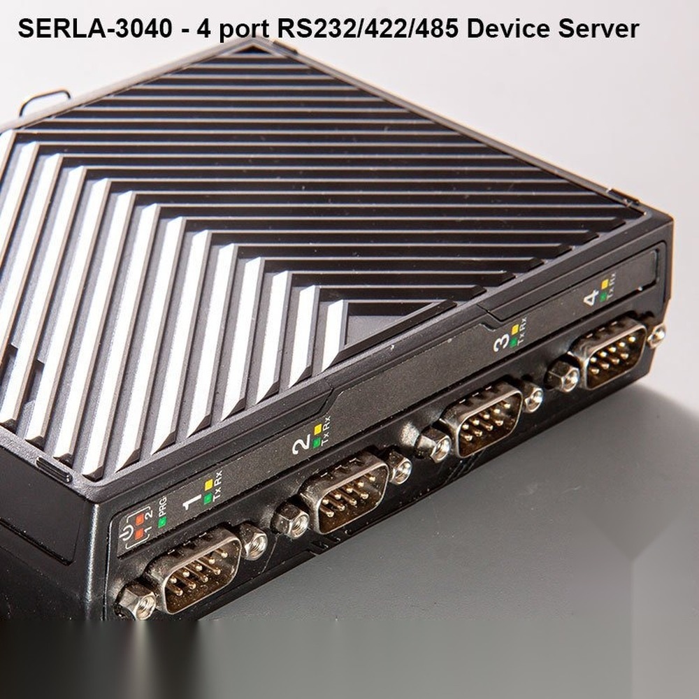 4 port RS232 RS422 RS485 Device Server Over Ethernet